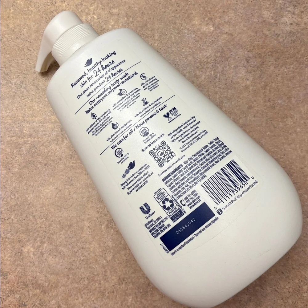 Dove body wash